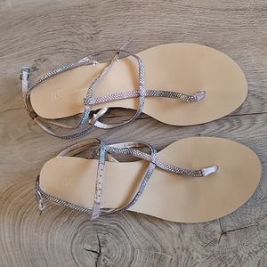 INC Rhinestone Sandals 8.5